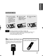 Предварительный просмотр 9 страницы Samsung MM-DJ8S Instruction Manual