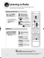 Предварительный просмотр 42 страницы Samsung MM-DJ8S Instruction Manual