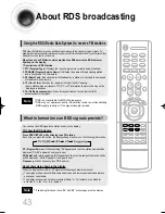 Предварительный просмотр 44 страницы Samsung MM-DJ8S Instruction Manual