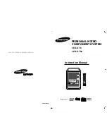 Samsung MM-DT8 Instruction Manual preview