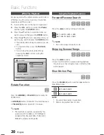 Preview for 20 page of Samsung MM-E320D User Manual