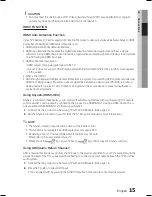 Предварительный просмотр 15 страницы Samsung MM-E460D User Manual