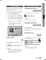 Предварительный просмотр 21 страницы Samsung MM-E460D User Manual