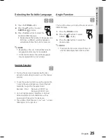 Предварительный просмотр 25 страницы Samsung MM-E460D User Manual