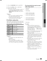 Предварительный просмотр 35 страницы Samsung MM-E460D User Manual