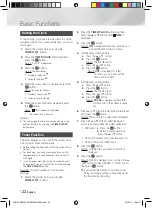 Предварительный просмотр 22 страницы Samsung MM-J430D User Manual