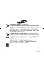 Samsung MM-KG36 User Manual preview