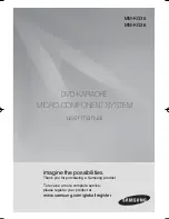 Предварительный просмотр 2 страницы Samsung MM-KG36 User Manual