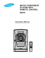 Preview for 1 page of Samsung MM-N4 Instruction Manual