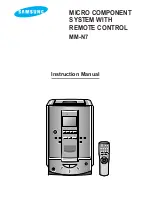 Preview for 1 page of Samsung MM-N7 Instruction Manual