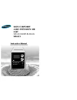 Preview for 1 page of Samsung MM-UC8 Instruction Manual
