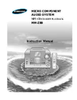 Samsung MM-ZB9 Instruction Manual предпросмотр