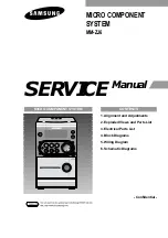 Samsung MM-ZJ6 Service Manual preview