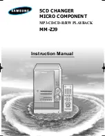 Preview for 1 page of Samsung MM-ZJ9 Instruction Manual
