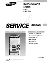 Samsung MM-ZJ9 Service Manual preview
