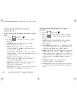 Preview for 138 page of Samsung Moment SPH-M900 (Spanish) Manual Del Usuario