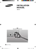 Samsung MOS-C1 Installation Manual preview