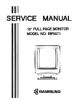 Samsung MP5671 Service Manual preview