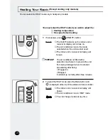 Предварительный просмотр 12 страницы Samsung MR-AC01C Owner'S Instructions Manual