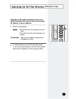 Предварительный просмотр 17 страницы Samsung MR-AC01C Owner'S Instructions Manual