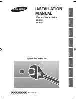 Samsung MR-BH01 Installation Manual preview