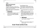 Preview for 4 page of Samsung MR1031WB Owner'S Manual