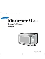 Предварительный просмотр 1 страницы Samsung MR1034 Owner'S Manual