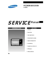 Preview for 1 page of Samsung MR4381G Service Manual