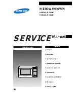 Preview for 1 page of Samsung MR5481G Service Manual