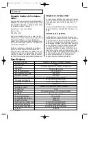 Предварительный просмотр 24 страницы Samsung MR5493G Owner'S Manual