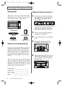 Предварительный просмотр 32 страницы Samsung MR5493G Owner'S Manual