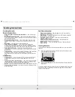 Preview for 13 page of Samsung MS1040WB Owner'S Manual