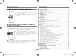 Preview for 2 page of Samsung MS23A301T Series Owner'S Instructions & Cooking Manual