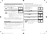 Preview for 12 page of Samsung MS23A301T Series Owner'S Instructions & Cooking Manual