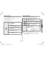 Preview for 17 page of Samsung MS23H3125 Series Owner'S Instructions & Cooking Manual