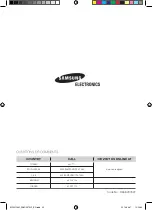 Preview for 40 page of Samsung MW0113M User Manual