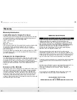 Preview for 27 page of Samsung MW1025BB Owner'S Manual