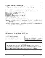 Preview for 10 page of Samsung MW1030WE Service Manual