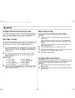 Предварительный просмотр 11 страницы Samsung MW1050 Owner'S Manual