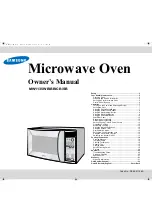 Предварительный просмотр 1 страницы Samsung MW1135BB Owner'S Manual