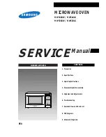 Samsung MW5480W Service Manual preview