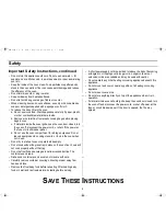 Preview for 3 page of Samsung MW610BA Owner'S Manual