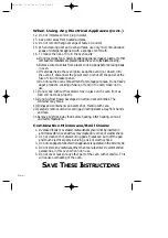 Preview for 5 page of Samsung MW6886W Owner'S Instructions Manual