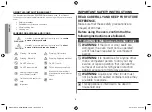 Preview for 22 page of Samsung MW731K Manual