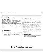 Preview for 4 page of Samsung MW735BB Owner'S Manual