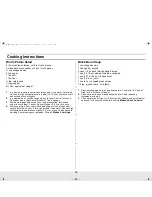 Preview for 16 page of Samsung MW735BB Owner'S Manual