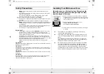 Preview for 19 page of Samsung MW8123ST Owner'S Manual