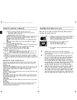 Preview for 4 page of Samsung MW81W Owner'S Instructions Manual