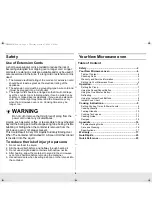 Preview for 4 page of Samsung MW840BC Owner'S Manual