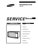 Samsung MW8490W Service Manual preview